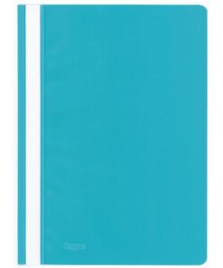 Kangaro KTC Snelhechtermap Kangaro A4 PP turquoise, krimp á 25 stuks