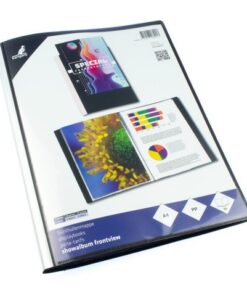 Kangaro KTC Showalbum Kangaro A4, PP, 10 tassen, zwart met insteek