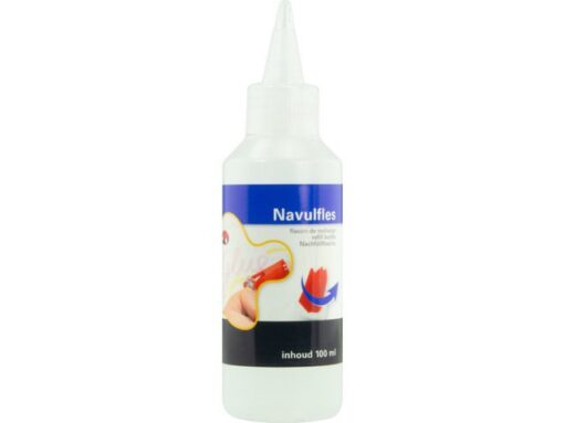 Navulfles Kangaro leeg recht model 100 ml LDPE helder