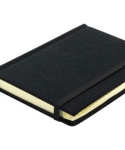 Kangaro KTC Alfabetboek Kangaro A6 A-Z linnen hard cover zwart, 208     pagina's, leeslint, elastiek