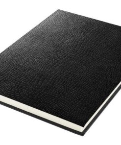 Schetsboek Kangaro A5 creme 120 grams blanco papier, 140 blz hard cover imprint slang, zwart
