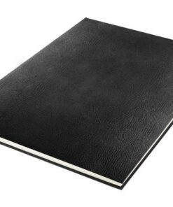 Schetsboek Kangaro A3 creme 120 grams blanco papier, 140 blz hard cover imprint slang, zwart