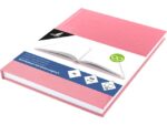 Dummyboek Kangaro A5 roze pastel hard cover 80 blad blanco 100 grams