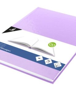 Dummyboek Kangaro A4 violet pastel hard cover 80 blad       blanco 100 grams