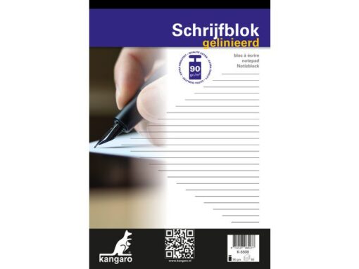 Kangaro KTC Schrijfblok Kangaro 90 grams gelinieerd