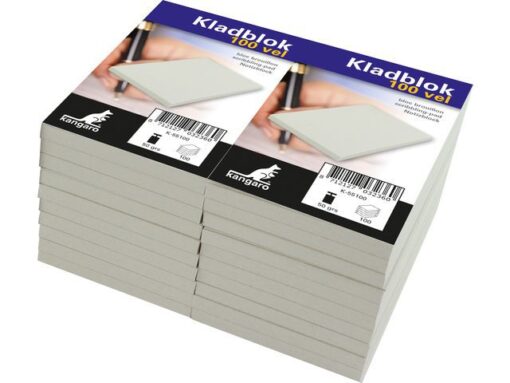 Kangaro KTC Kladblok Kangaro 6,75cm x 11,0cm 100 vel, krimp à 20 stuks