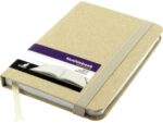 Kangaro KTC Notitieboek Kangaro met harde kraft kaft. A6 96 vel 70      grams papier, gelinieerd en met elastieksluiting
