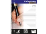 Kangaro KTC Collegeblok Kangaro A4 23-gaats 60 grams 80 blad gelinieerd krimp a 5 stuks