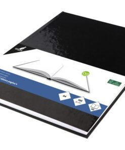 Dummyboek Kangaro A4 zwarte harde cover 80 blad 100 grams blanco papier