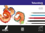Tekenblok Kangaro A4+ (24x32cm) 110 gram 24 vel wit