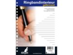 Ringbandinterieur Kangaro 17 gaats gelinieerd + voorlijn    150 vel