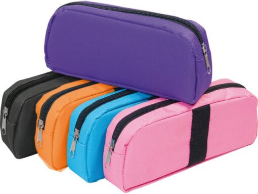 Kangaro KTC Etui Kangaro polyester 20x8x4cm assorti kleuren