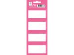 Kangaro KTC Boeketiket Kangaro 24 etiketten 6 vellen van 4 stuks roze