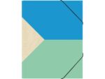 Kangaro KTC Elastomap A4 neon kraft boys A4+, met elastiek, 3 flappen.