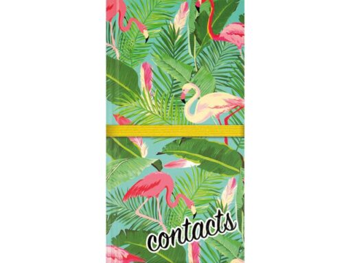 Kangaro KTC Adresboek Kangaro 9,5x18cm hardcover met elastieksluiting   80 pagina's