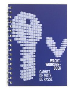 Kangaro KTC Wachtwoordenboek Kangaro blauw met 64 bladzijdes 105x147mm  spiraal