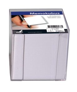 Memokubus met inhoud Kangaro 9,5x9,5x9,5cm 700 vel wit