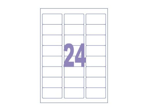 Kangaro KTC Etiket Kangaro ILK 63,5x33,9mm doos à 100 vel 24 etiketten  per A4 vel