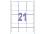 Kangaro KTC Etiket Kangaro ILK 63,5x38,1mm doos à 25 vel 21 etiketten per A4 vel
