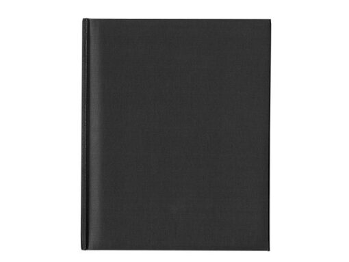 Receptiealbum Kangaro zwart met vakverdeling 26x21cm