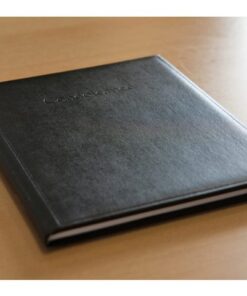 Condoleance album Kangaro 26x21cm zwart
