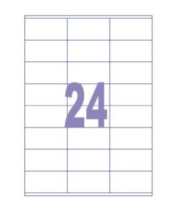 Kangaro KTC Etiket Kangaro ILK 70x36mm doos à 100 vel 24 etiketten per  A4 vel