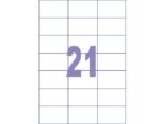 Kangaro KTC Etiket Kangaro ILK 70x42,3mm doos à 25 vel 21 etiketten per A4 vel
