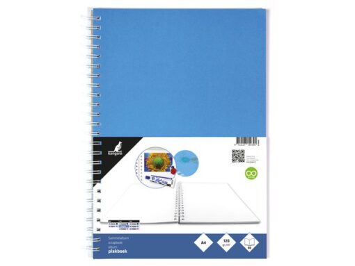 Plakboek Kangaro A4+ 120 grams 40 vel, voorkant blauw
