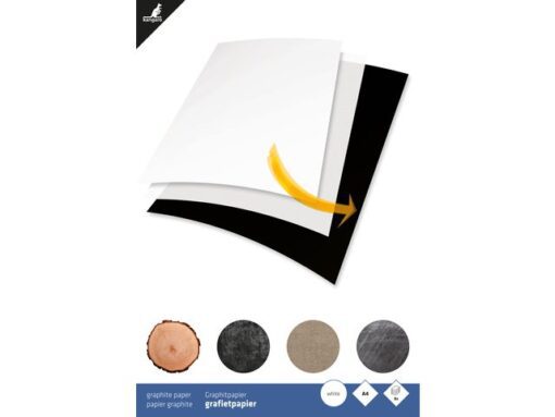 Kangaro KTC Grafietpapier Kangaro wit A4, 8 vel, 50 grams