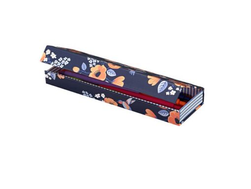 Ancor Pennen etui Flowers Karton