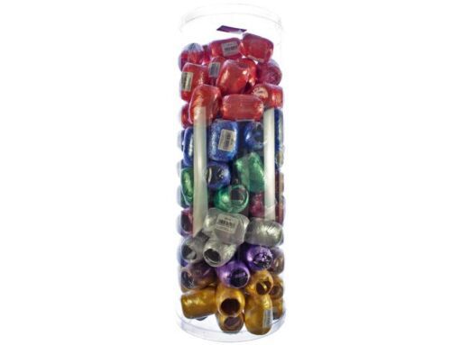 Kangaro KTC Lint Kangaro 100 bolletjes 5mm x 20m assorti 8 effen kleuren