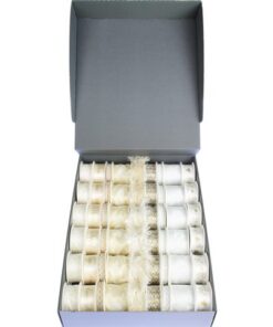 Kangaro KTC Lint Kangaro 54 rolletjes assorti wit en ecru in 9 soorten