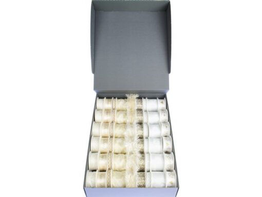 Kangaro KTC Lint Kangaro 54 rolletjes assorti wit en ecru in 9 soorten