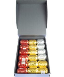 Kangaro KTC Lint Kangaro 18 bolletjes kerst assorti glimmend in 3       soorten
