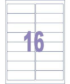 Kangaro KTC Etiket Kangaro ILK 99,1x33,9mm doos à 25 vel 16 etiketten   per A4 vel