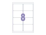 Kangaro KTC Etiket Kangaro ILK 99,1x67,7mm doos à 100 vel 8 etiketten   per A4 vel