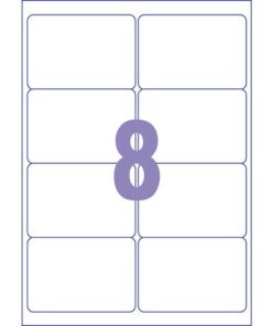 Kangaro KTC Etiket Kangaro ILK 99,1x67,7mm doos à 25 vel 8 etiketten    per A4 vel