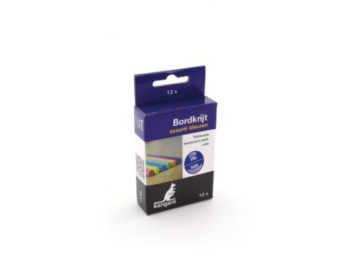 Kangaro KTC Bordkrijt stofvrij Kangaro assorti 12 stuks