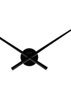 Wandklok NeXtime dia. 70 cm, zwart, 'Hands'