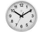 NeXtime wandklok NXT diam. 25,5 kunststof zilver, witte wijzerplaat