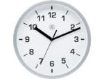 NeXtime wandklok NXT diameter 20cm kunststof zilver, witte          wijzerplaat