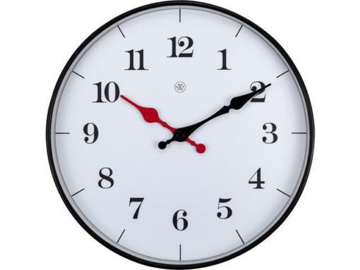NeXtime Wandklok nXt Bernard Ø 25 cm wit