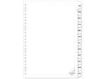 Kangaro KTC Tabblad Kangaro A4 letters karton 190 grams wit 23-gaats    12-delig maanden