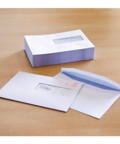 Envelop Raadhuis 162x229 C5 VR dienst plakstrip wit 80gr 25 stuks