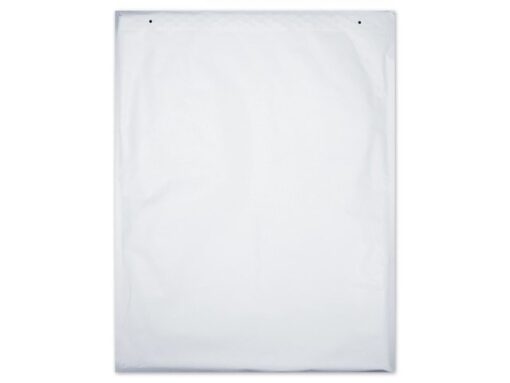 Luchtkussenenvelop Raadhuis 350x470mm K20 wit plakstrip     doos a 50 stuks