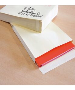 Monsterzak Raadhuis 229x324x38mm C4 crème plakstrip doos a  125 stuks