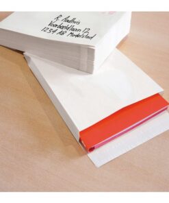 Monsterzak Raadhuis 229x324x38mm C4 wit plakstrip krimp a   10 stuks