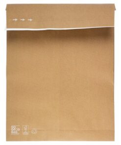 Monsterzak Raadhuis 380x480x80 mm kraftliner recycling 10   st bruin Do Good Bag 135 gram