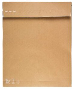Monsterzak Raadhuis 450x550x80 mm kraftliner recycling 10   st bruin Do Good Bag 135 gram