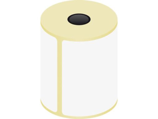 Verzendetiket Raadhuis 100x210mm kern 25mm 250 stuks        thermisch